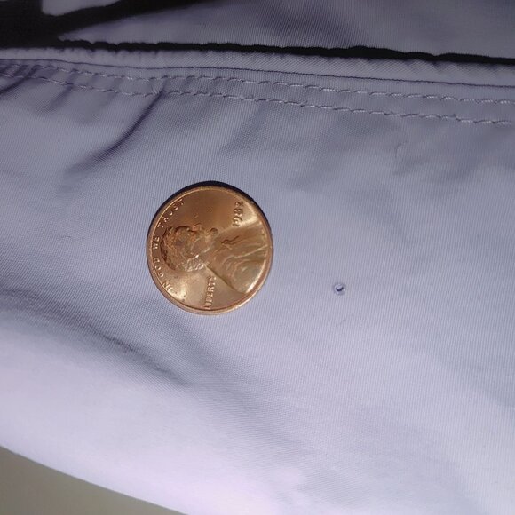 LL Bean Jacket Coat Size XL Lavender Plum Purple Nylon Hooded Windbreaker Shell - Picture 5 of 12